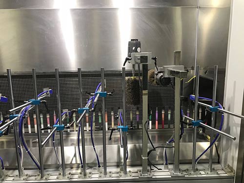 自動噴涂線-毛刷除塵