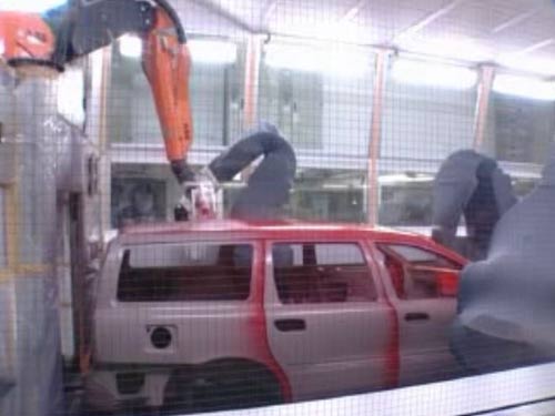 機(jī)械手噴涂-汽車整車噴漆